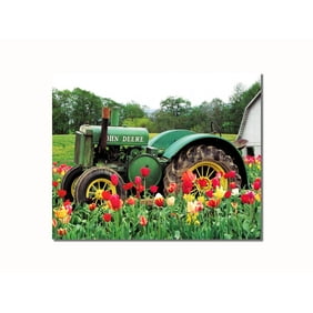 John Deere Tractor Drivin/' Lady Wall Picture 8x10 Art Print